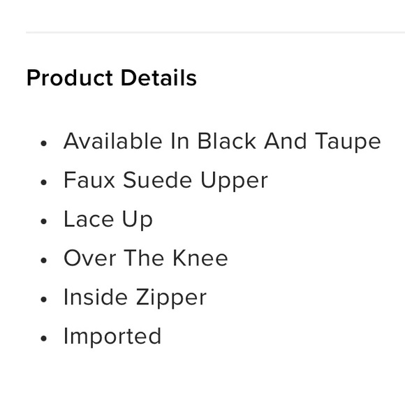 Lace Up Over the Knee boot - Picture 9 of 9